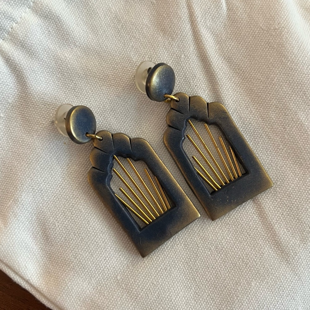 Chrysler building earrings